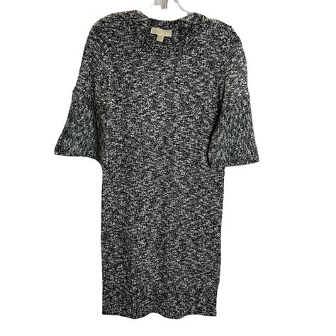 Michael Kors Women’s Sweater Dress Size XS Marled Black 